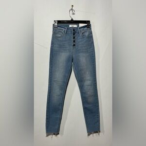 Carly Jean Los Angeles High Rise‎ Skinny Jeans Size 3 (Waist 24”) Inseam 27” NWT